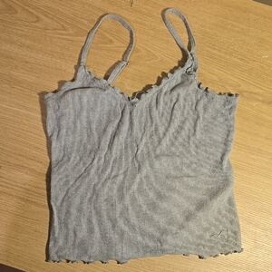 Hollister must have collection Gray tank top S
